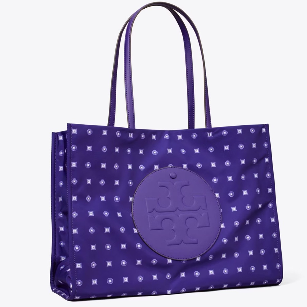 Purple Printed NWT Ella Tote